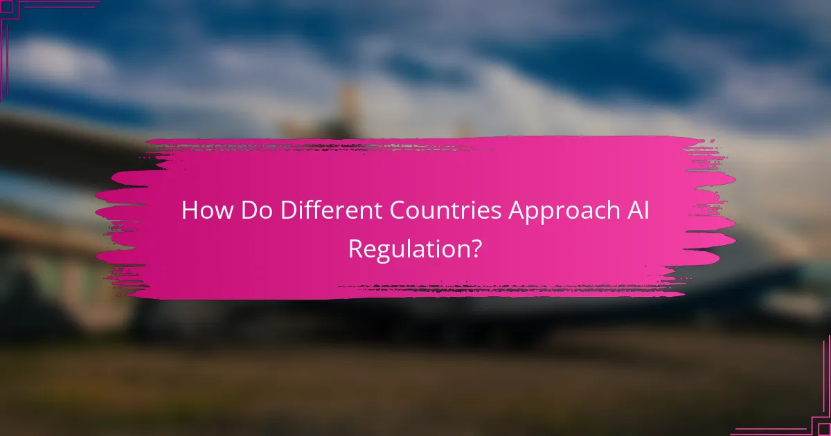 How Do Different Countries Approach AI Regulation?