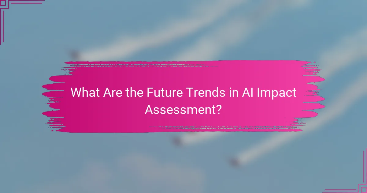 What Are the Future Trends in AI Impact Assessment?