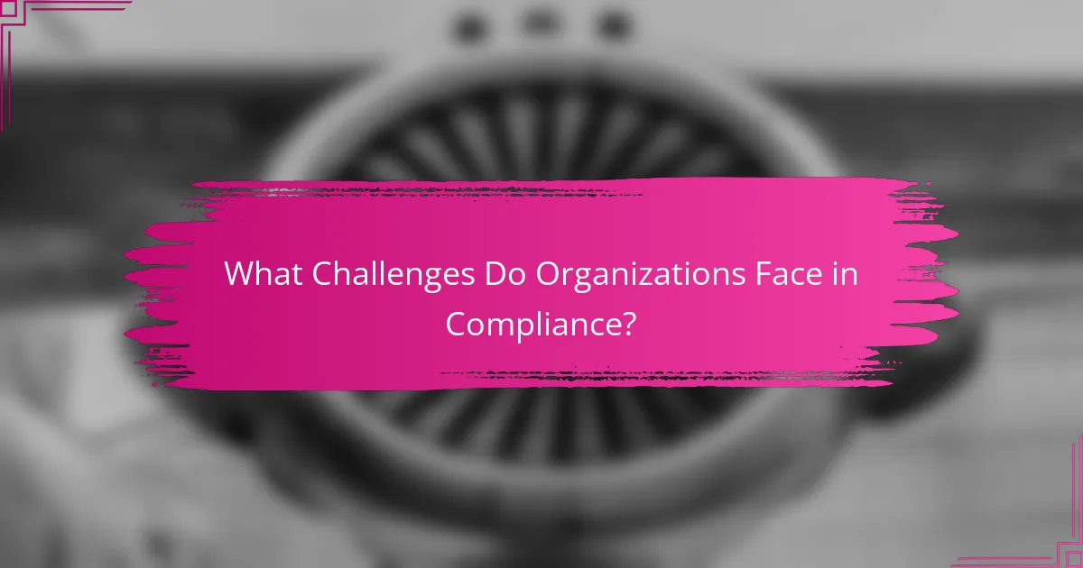 What Challenges Do Organizations Face in Compliance?