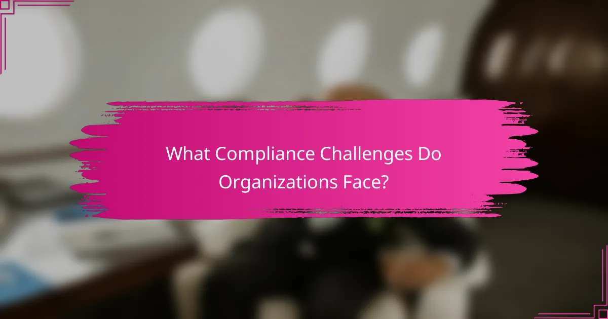 What Compliance Challenges Do Organizations Face?